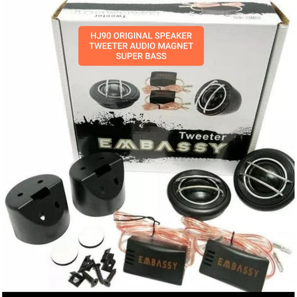 G04 ORIGINAL Embassy speaker magnet tweeter super DOME twiter spk mini audio mobil car NEODYMIUM audio sound musik suround besi coil booster CROSSOVER kualitas crosover surround treble tambahan suara G04   Bisa dipakai segala audio  sepasang satu set  pro