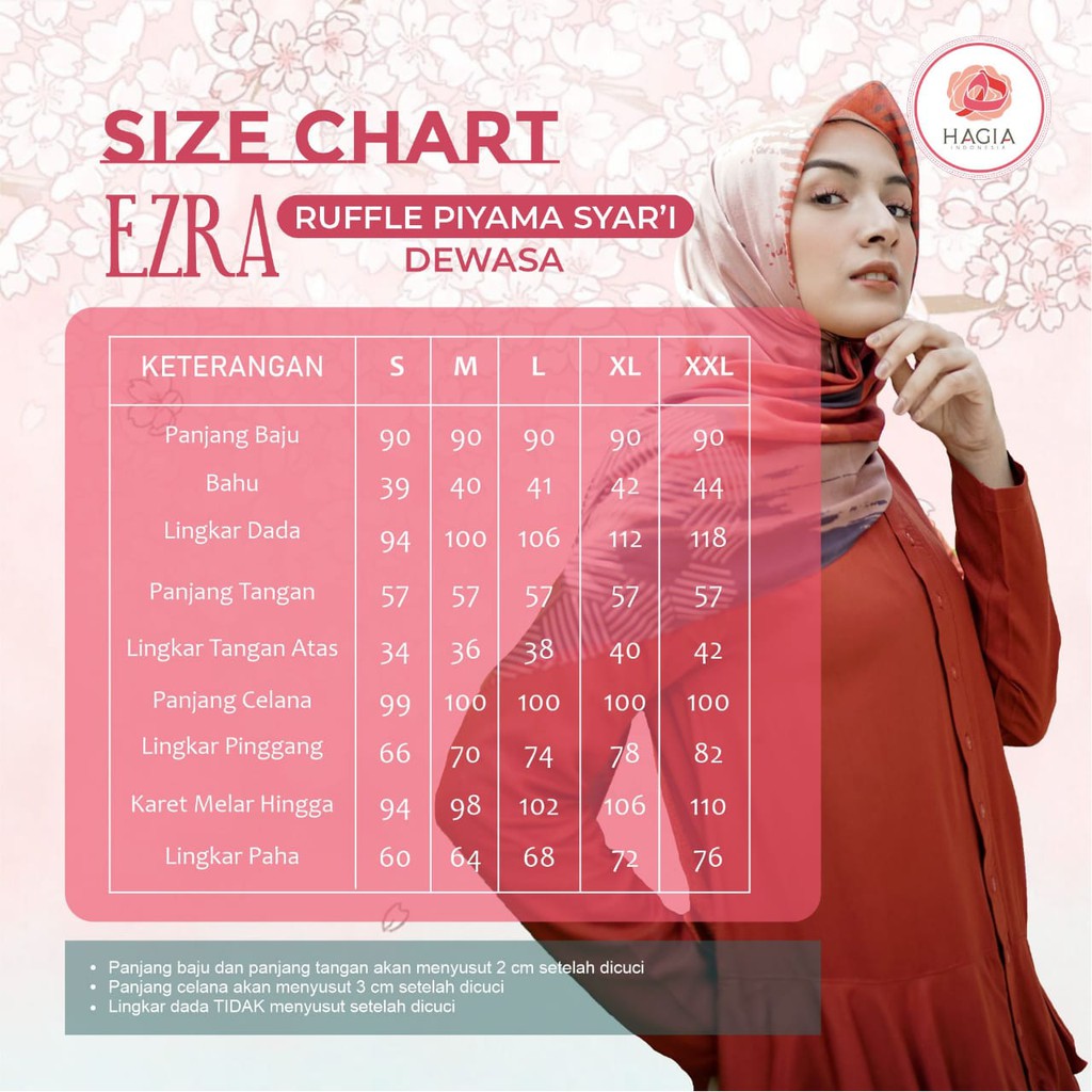 Ezra Ruffle Piyama Syar'i