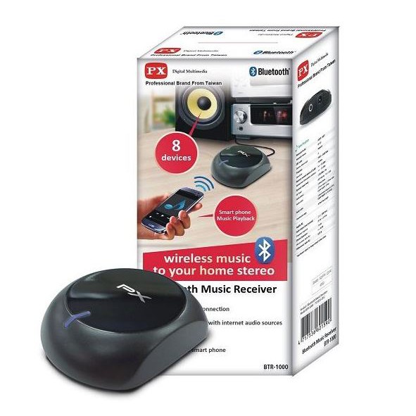 PX Digital Multimedia BTR-1000 Bluetooth Music Receiver