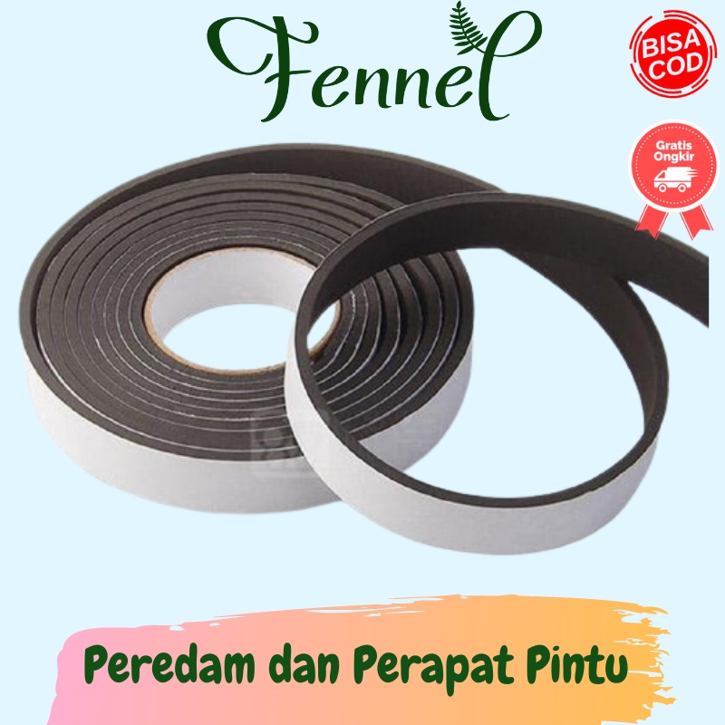 Lis Strip Busa Isolasi dan Perapat Pintu 3 CM x 5 Meter B35