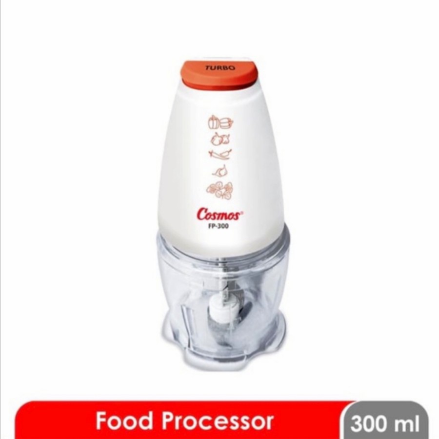 COSMOS Chopper Mini 300 ml / Food Processor FP 300 - Garansi Resmi 1 Tahun