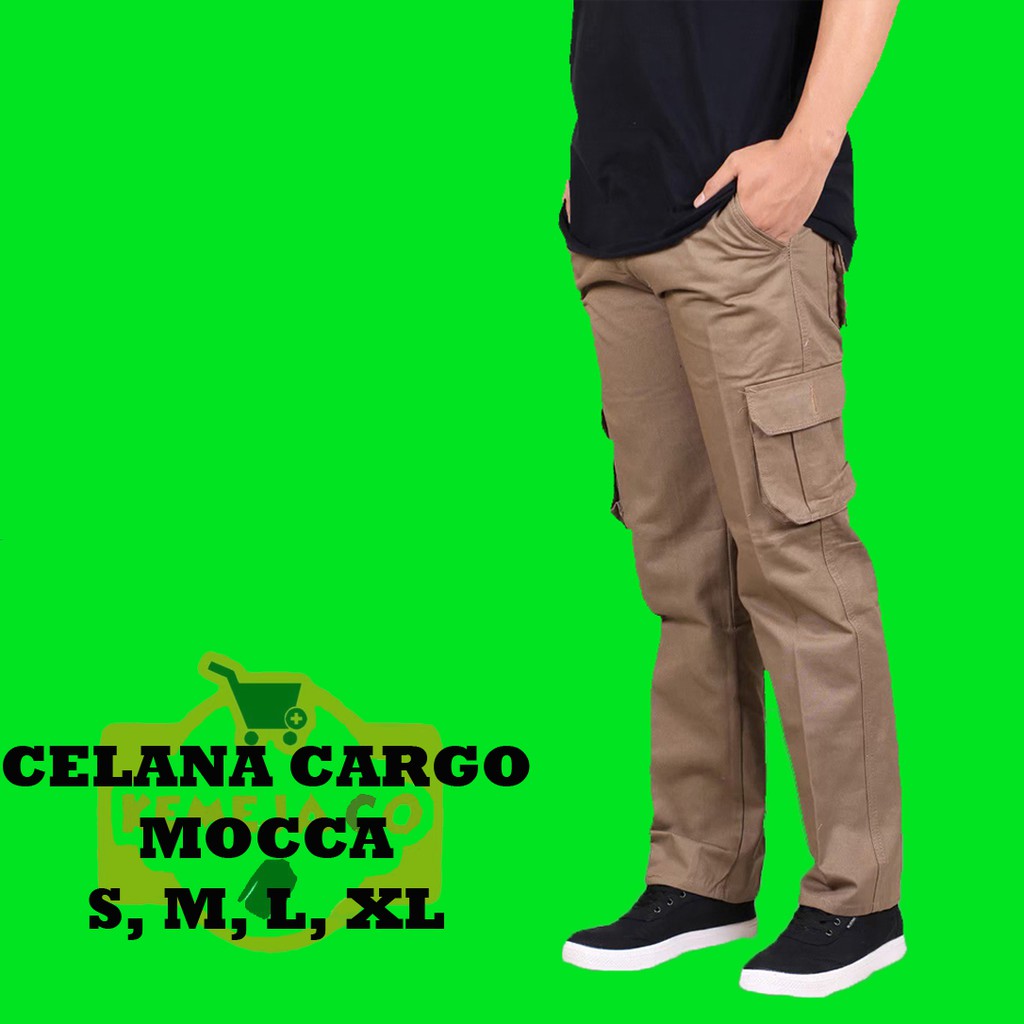 Cargo PRIA COWO/ Celana Cargo Panjang / Cargo Pants / Cargo Cream / Celana Cargo / Cargo Oversize