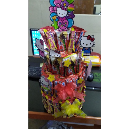 

kue tart Snack tower ulang tahun murah | Snack tower hadiah