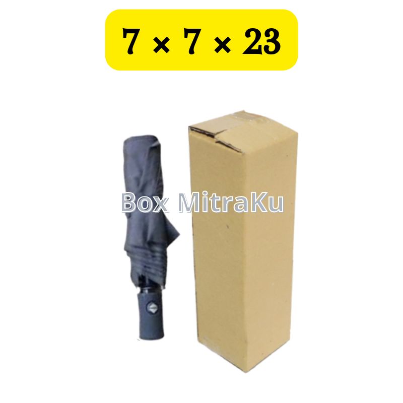 

Kardus Packing Karton Uk 7×7×23 Box Package Polos new