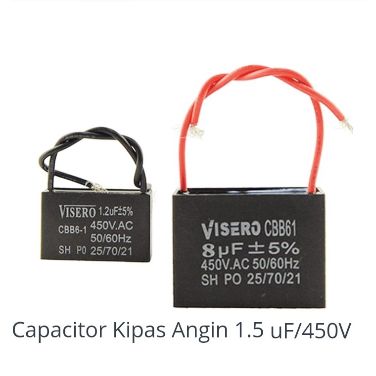 Kapasitor 1,5uf / Capasitor 1,5uf Kipas Angin