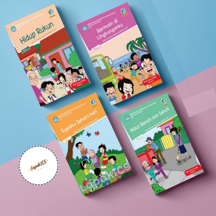 

❤BISA COD❤ Paket Buku SD Kelas 2 Tematik Semester 1 Revisi 2017-2018