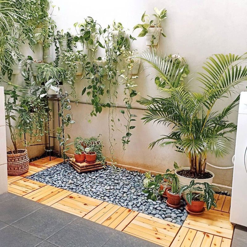 Ubin Interlock Kayu Asli