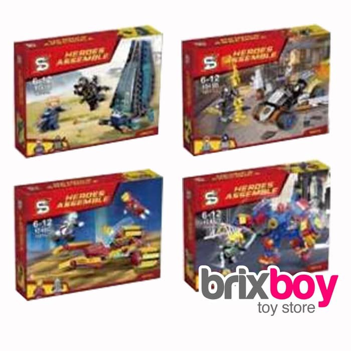 Dijual  Lego SY1045 Super Heroes Ironman Capt America Winter Soldier Set 4in1  Murah