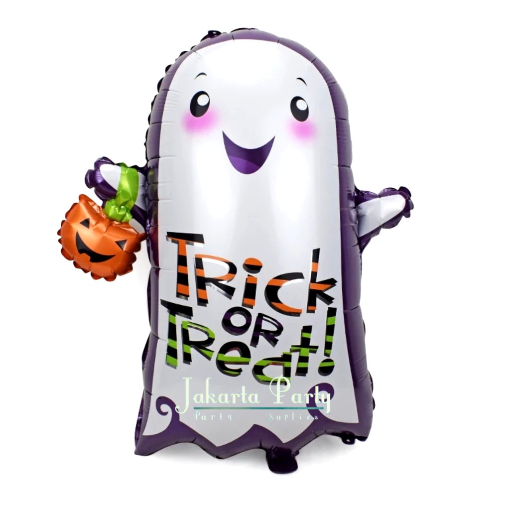 Balon Foil Trick or treat / Balon Karakter Halloween / Balon Halloween