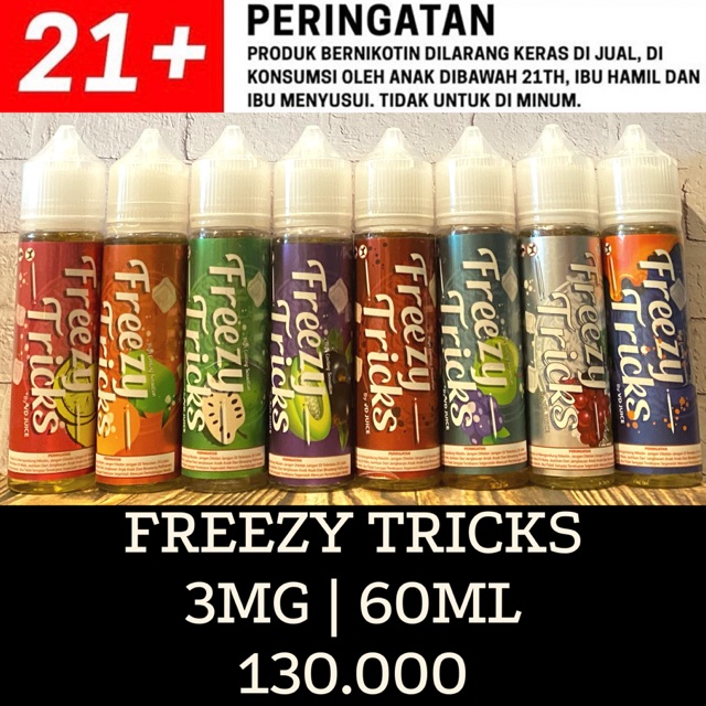 Liquid Freebase Freezy Tricks Mint Rasa Lengkap Mod Pod Aio