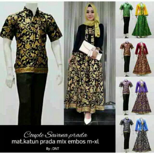 Batik Edo - Batik Couple Savana Prada Klok