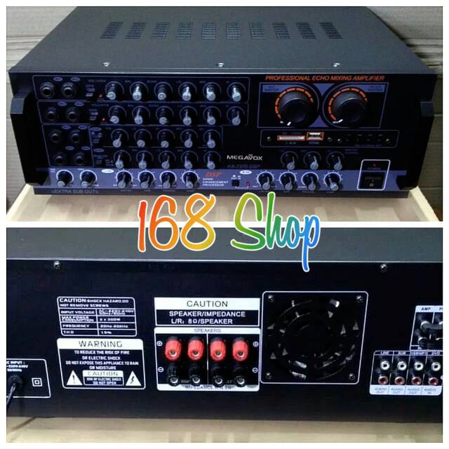 Amplifier Megavox Ka 7370sp Usb Sd Card