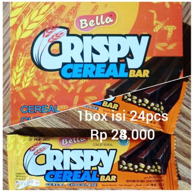 

Bella crispy cereal bar 15gr