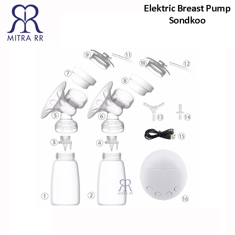 Pompa ASI Elektrik Dual Mode Real Bubee / Double Electric Breast Pump - Pompa Asi Manual Breastpump