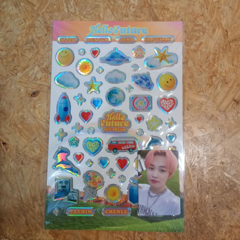 CHENLE EPOXY STICKER HELLO FUTURE AR TICKET MINI BAG HOT SUMMER