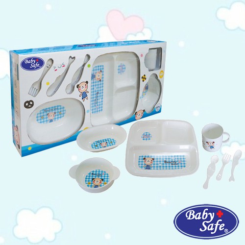 Baby Safe Feeding Set | Set Perlengkapan Makan Anak