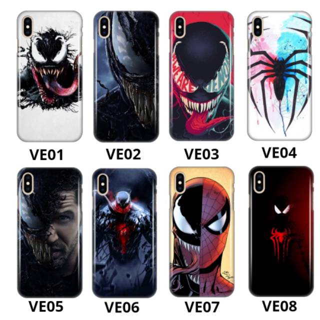 CUSTOM CASE VENOM REDMI NOTE 6 PRO/REDMI 7A/REDMI NOTE 7/REDMI NOTE 7 PRO/REDMI GO GLASS CASE
