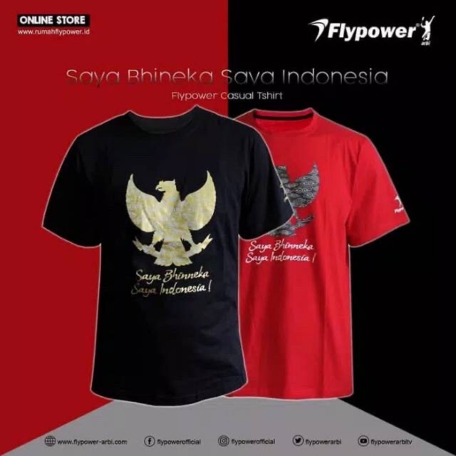 Kaos Badminton Flypower Garuda Pancasila