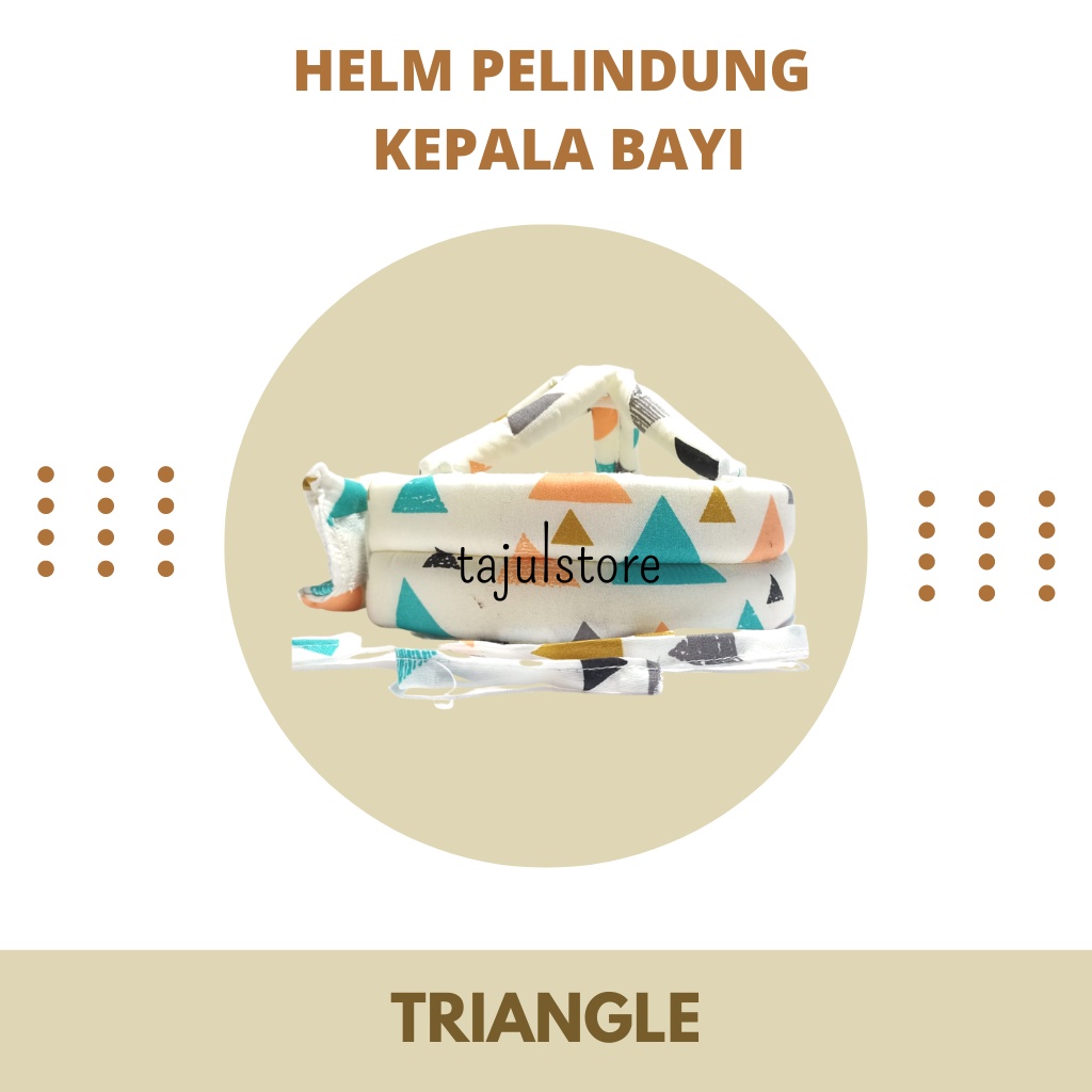 Helm Pelindung Kepala Bayi Triangle | Baby Head Protector