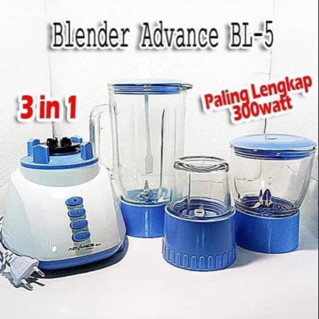 Blender Advance Kaca 3 in 1 BL - 5 PALING BESAR ORIGINAL