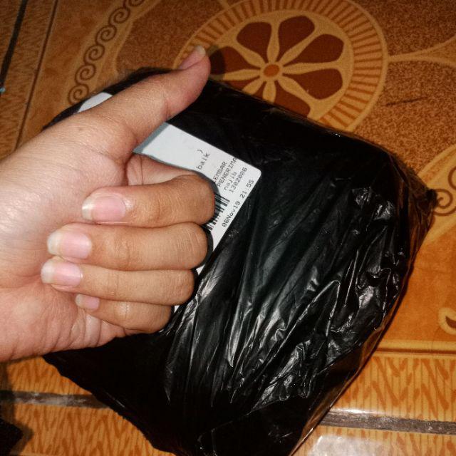 Trash Bag Kantong Sampah 50 X 75 Cm Platik Packing Trashbag Jumbo Hitam Kuat Besar