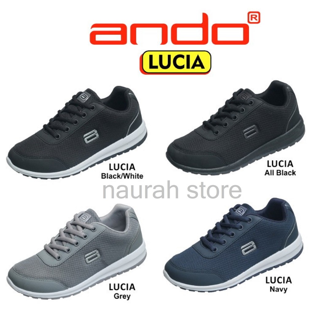 SEPATU ANDO ORIGINAL DELLI LUCIA SNEAKERS UNISEX WANITA PRIA KUALITAS IMPORT SPORTY CASUAL LIMITED EDITION