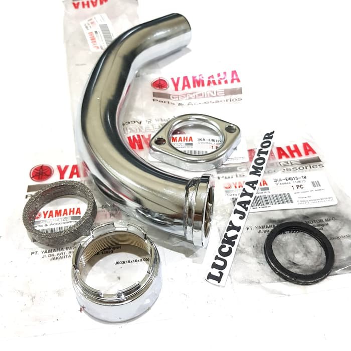Leher knalpot plus mur ring paking komplit Rxking Rx king Rxk Original-2