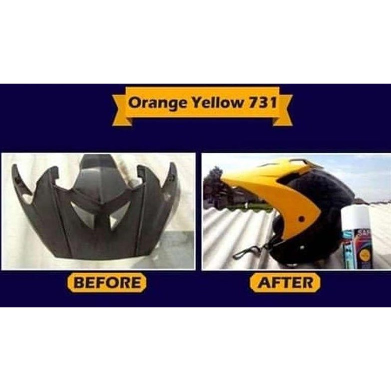 Sapporo Paint Orange Yellow 731/ Kuning/ cat semprot/ pylox/ pylok/ pilok