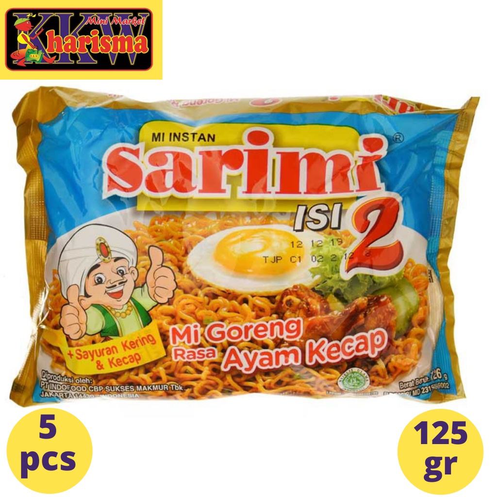 

Mie Instan Sarimi Sarimi Goreng Rasa Ayam Kecap Sarimi 5pcs