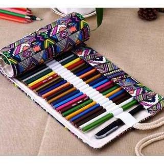 

Cuci Gudang Awal Tahun Kotak Tas Pensil Spidol Gulung Pencil Case Bohemian Roll Cuci Gudang Awal Tahun