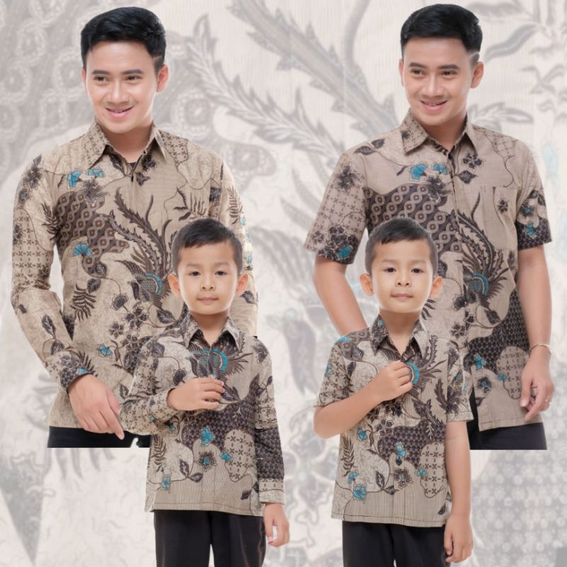 batik couple ayah dan anak batik premium size SMLXLXXL3XL4XL5XL6XL7XL8XL9XL10XL