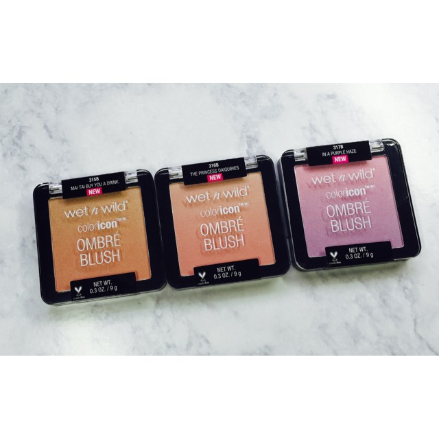 Wet n Wild Color Icon Ombre Blush The Princess Daiquiries