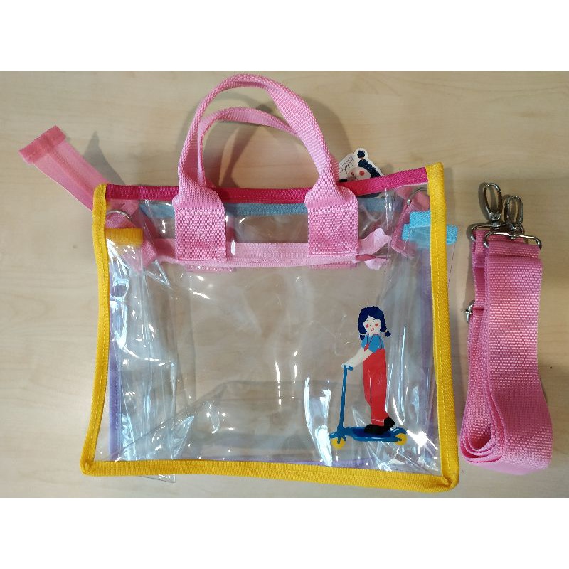 [READY SIAP KIRIM BISA GOSEND] New Ideku Handmade Mini Clear Bag Pubi | IDEKUHANDMADE FACES