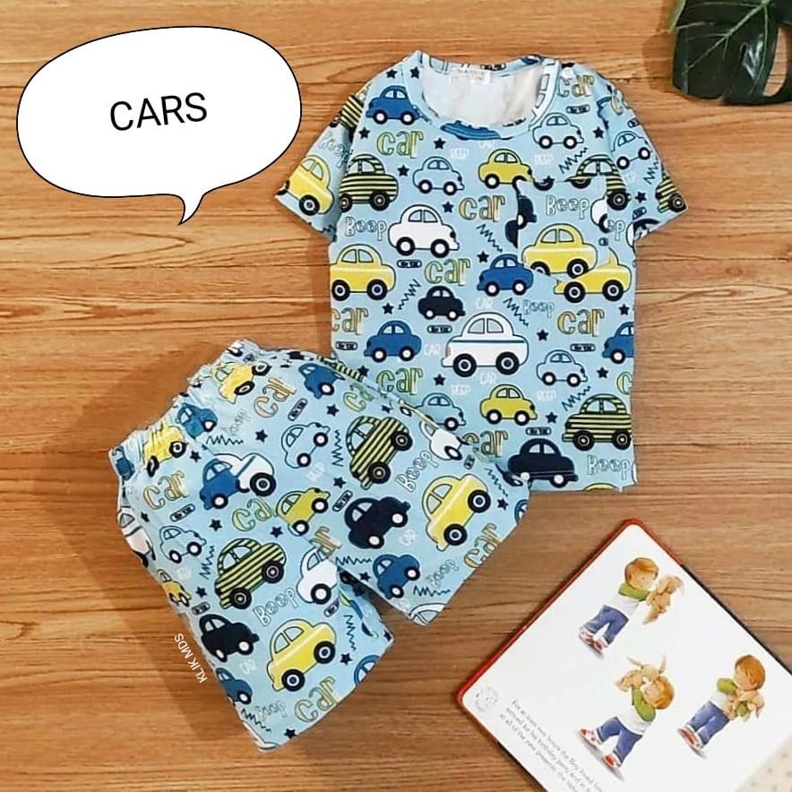 Klik Mds Setelan Baju Anak Bayi Laki-laki Dan Perempuan Aneka Printing estimasi 6 bln-24 bln