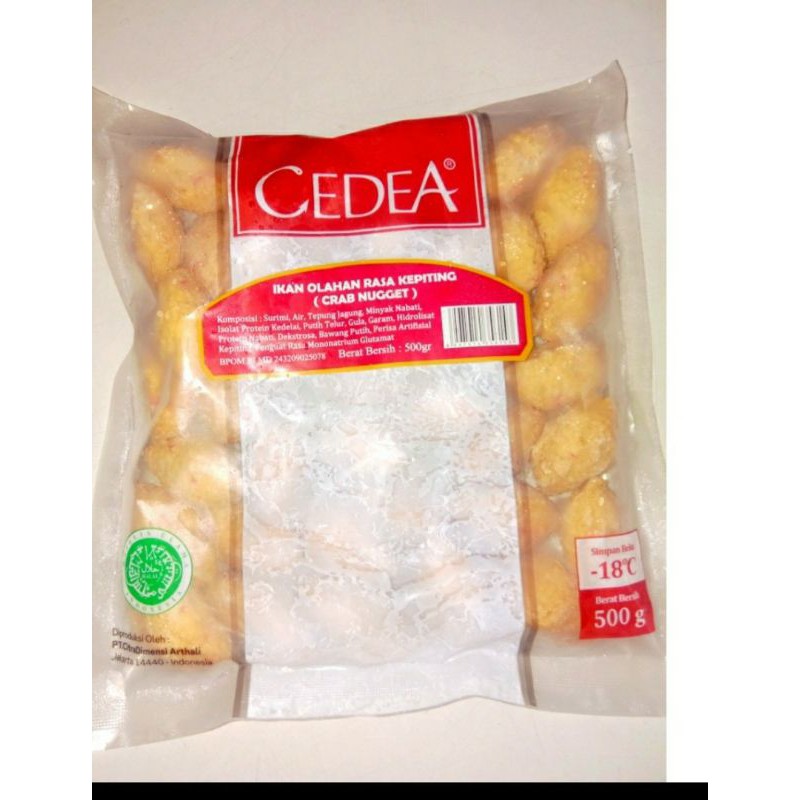 

Cedea Nugget Kepiting 500gr