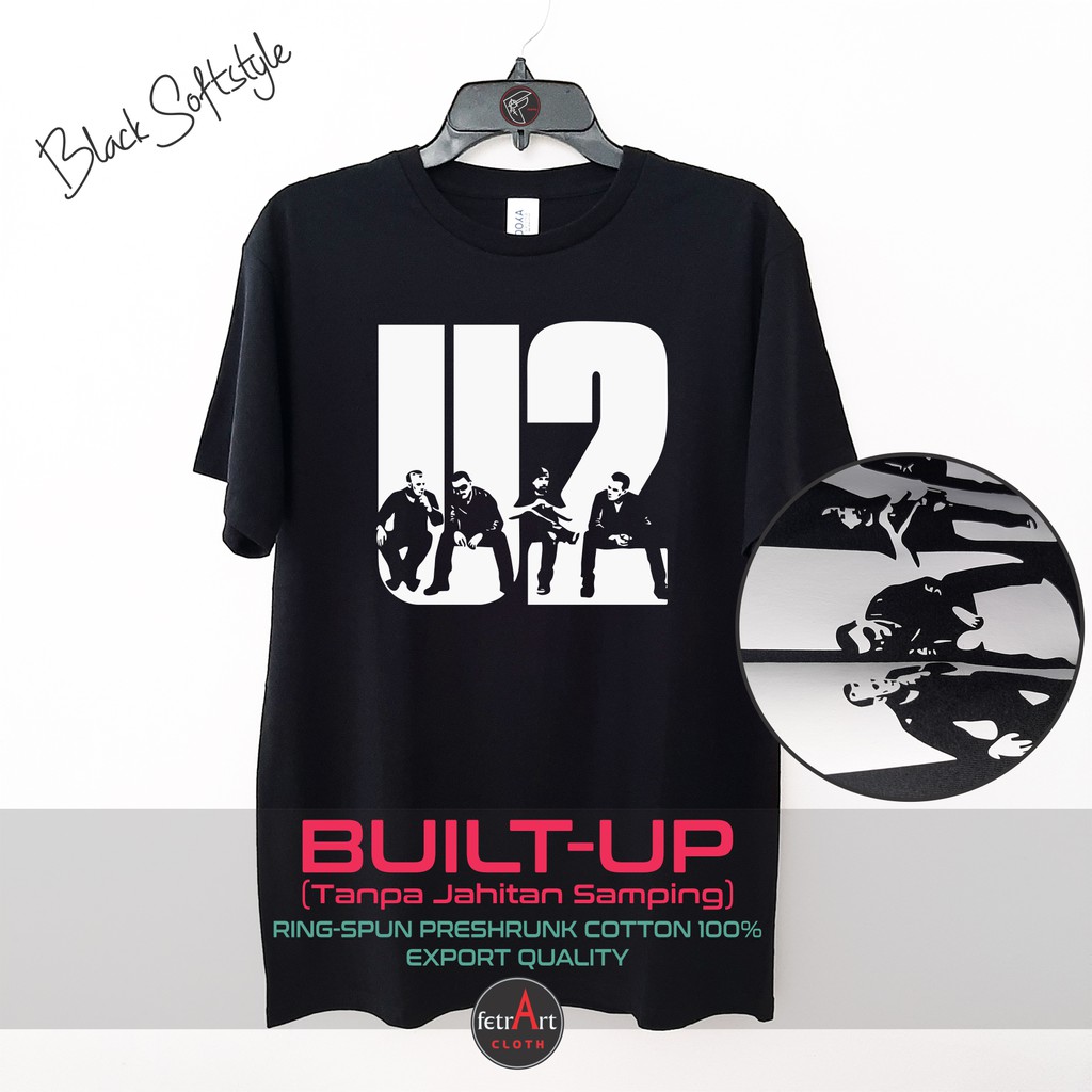 Kaos Band U2 Built-Up High Quality UNISEX