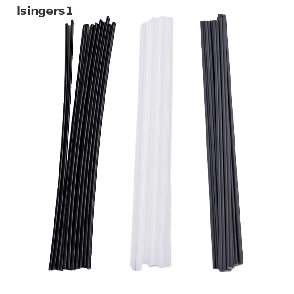 (lsingers1) 10pcs / Set Tongkat Las Bahan Plastik PP / PVC / PE 20cm Untuk Reparasi Bumper