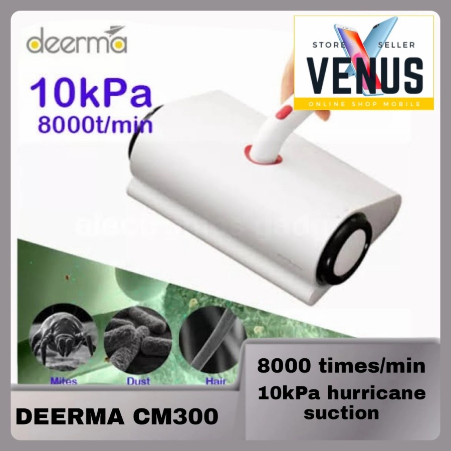 Deerma CM300 Dust Mites Vacuum Cleaner Remover 10kPa Suction Power