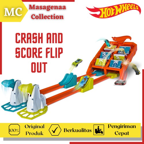 Mainan Lintasan Jalanan Arena Hot Wheels Hotwheels Hotwheel Track Trek Set City Builder Mobil Balap