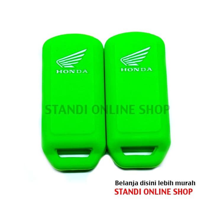 Kondom Remote Silikon Cover Honda All New PCX LED Lokal 2018 Hijau