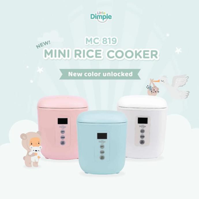 NEW / Little Dimple Mini Rice Cooker MC819 - Hijau / BERKUALITAS