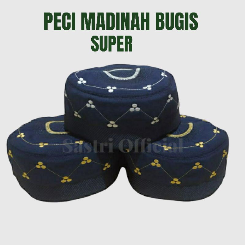 Kopiah Peci Madinah Bugis Peci Madinah