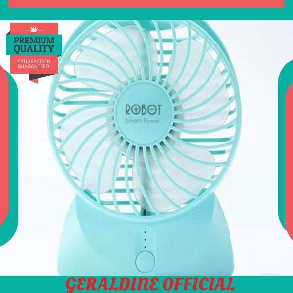 TERBAIK Kipas Angin Listrik Elektrik Vivan Robot BF09 Mini Pocket FAN RT-BF09 - Merah Muda