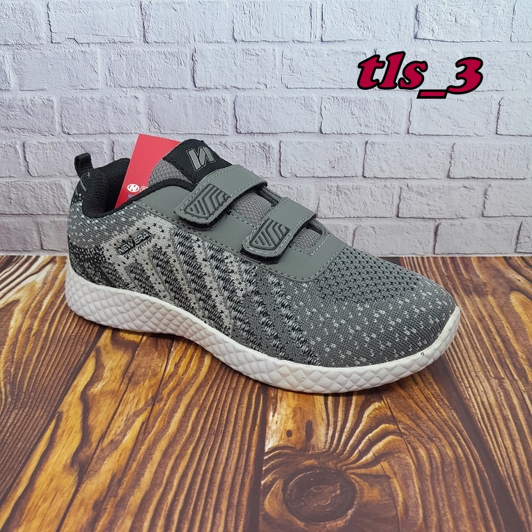 Sepatu Cowok New Era Gideon Velcro 31-34 Sneaker Anak Laki