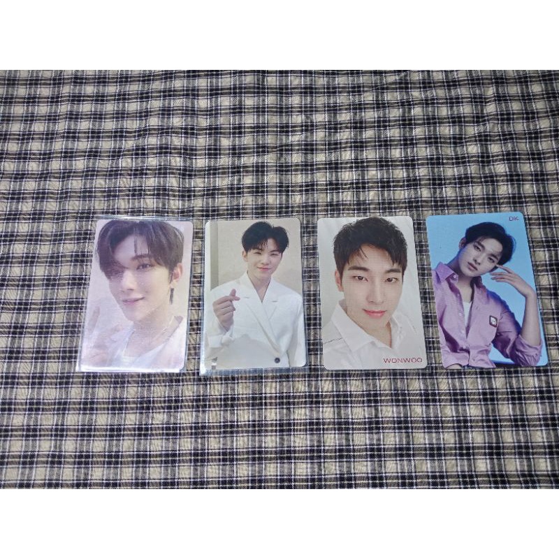 Photocard 24h Joshua ver reguler, Woozi lim c, Wonwoo hmv, Dk hmv Seventeen