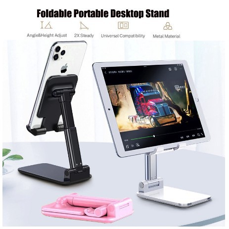 Stand Phone Holder Lipat Portable Adjustable Folding Untuk Smart phone/Ipad/Tablet - Hokee Store