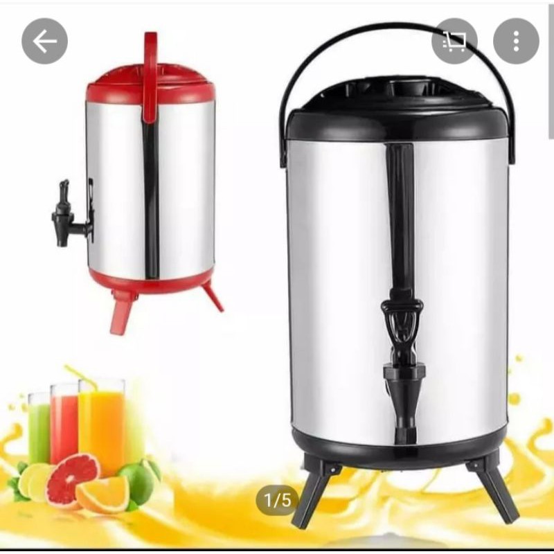Termos dispenser milk tea bucket 10 liter