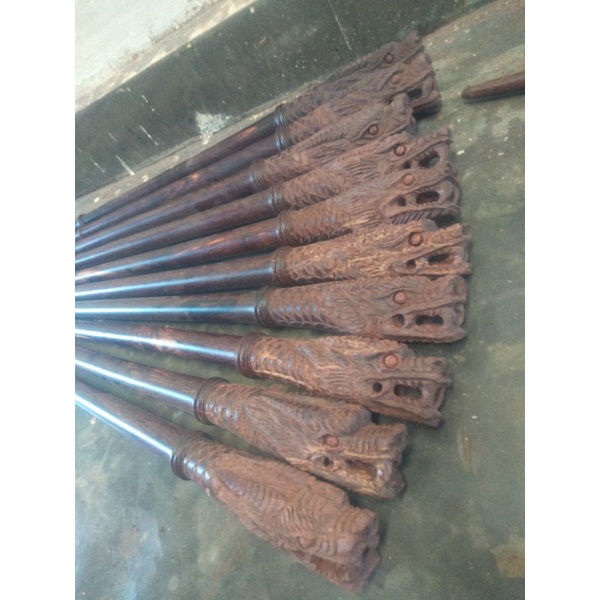 tongkat komando galih asem ukir naga