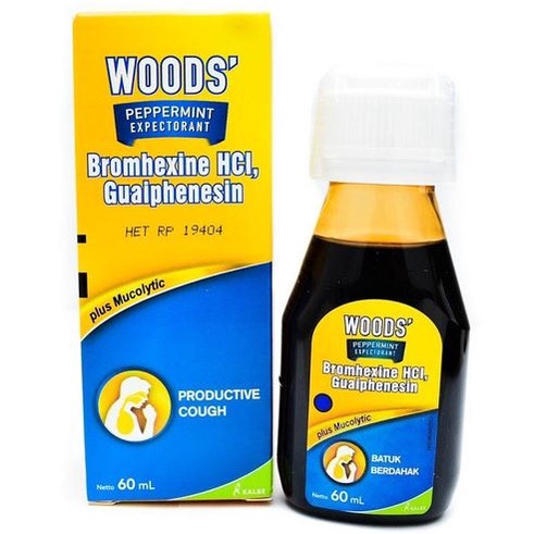 Woods Syrup Obat Batuk  Berdahak dan Kering 60 ml ORIGINAL-BPOM