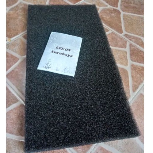 Biofil Biofill Biofoam Busa Filter Hitam Kolam Aquarium 50x25x2,5cm